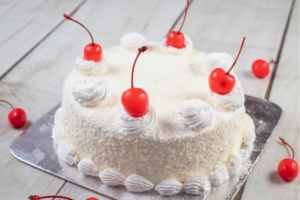 White Forest Elite Birthday Cake