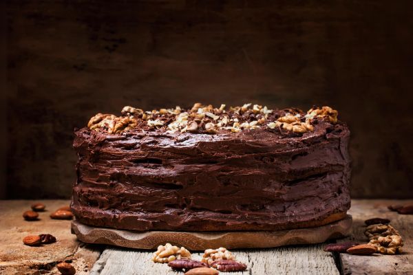 Delicious Chocolate nut cake