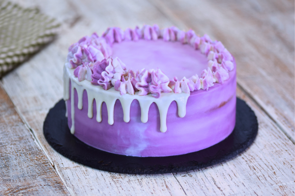 blueberry birthday cake